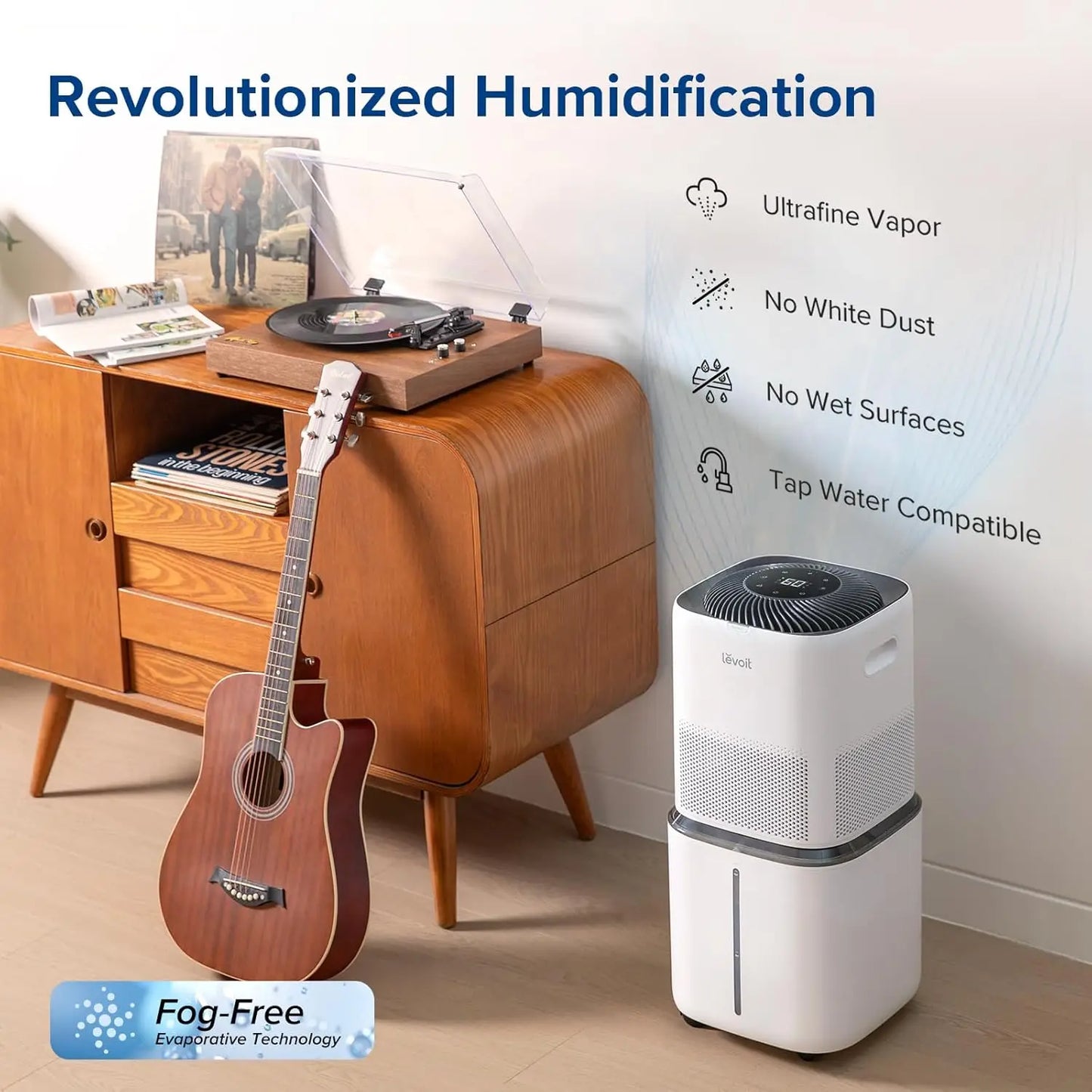 Smart Evaporative Humidifier for Home Whole House