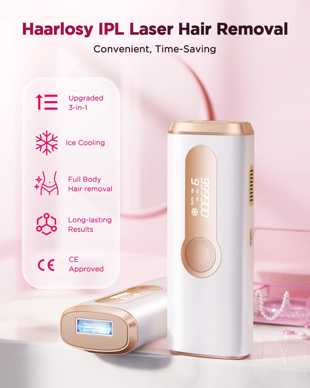 Flash Laser Epilator Hair Removal Body Bikini Facial