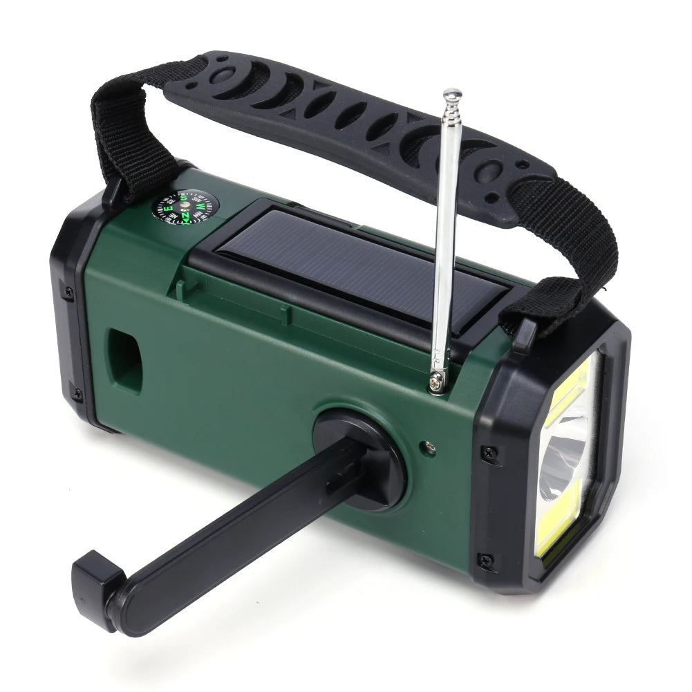 AM/FM/NOAA Solar Weather Flashlight Emergency Radio