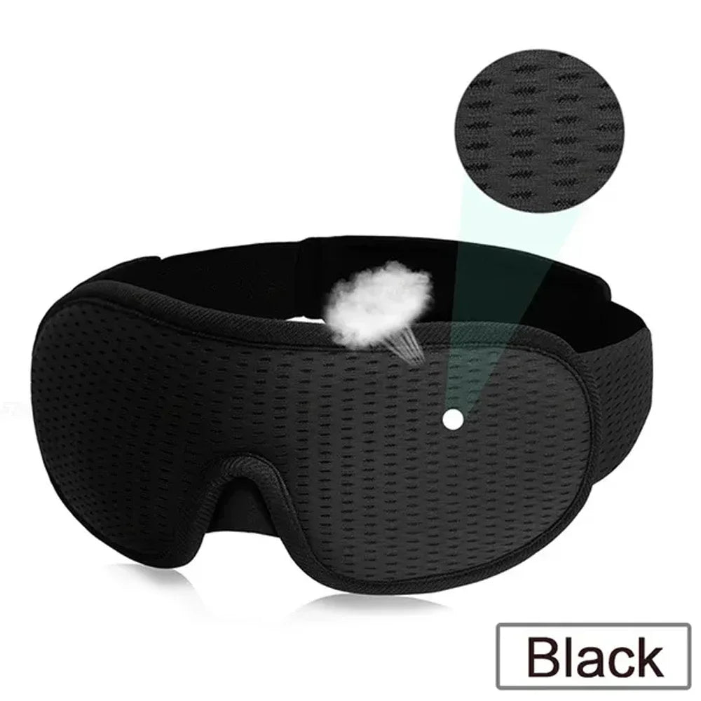 3D light-blocking sleep eye mask