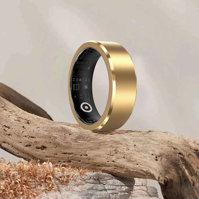 Smart Ring With Charging Compartment Multifunction Monitor