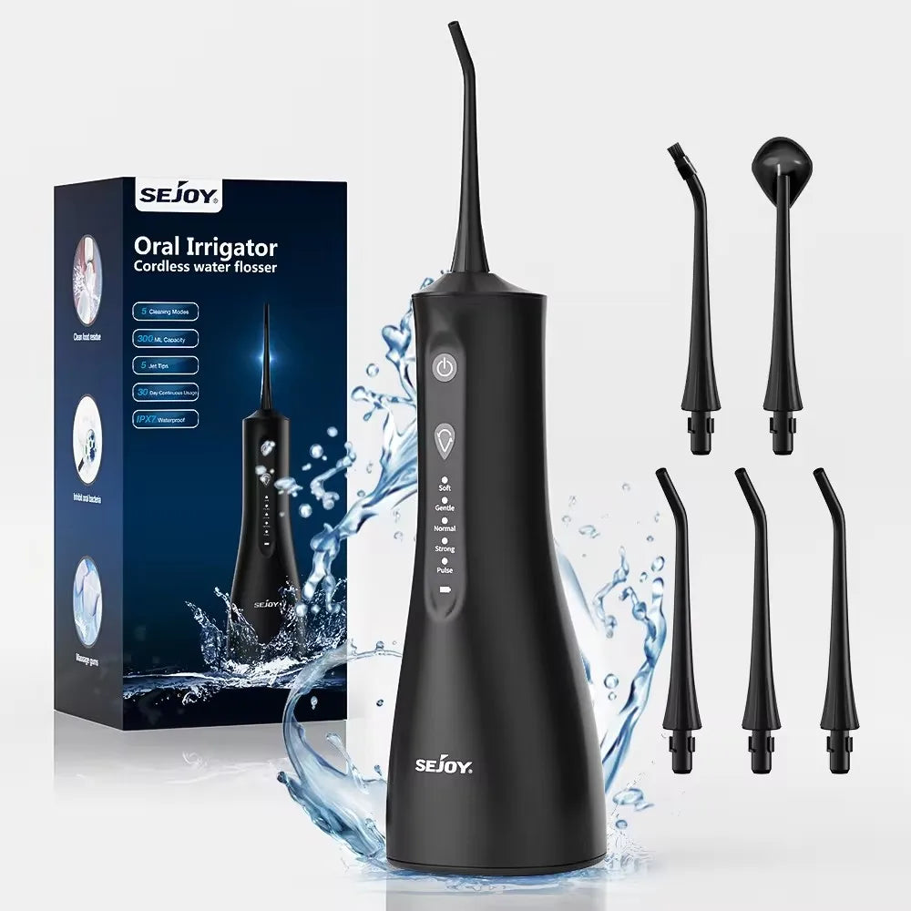 Portable Oral Irrigator Rechargeable Dental Cleaner