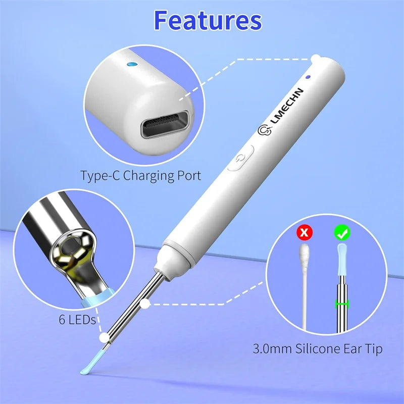 Ear Wax Removal Tool with 1920P HD Camera