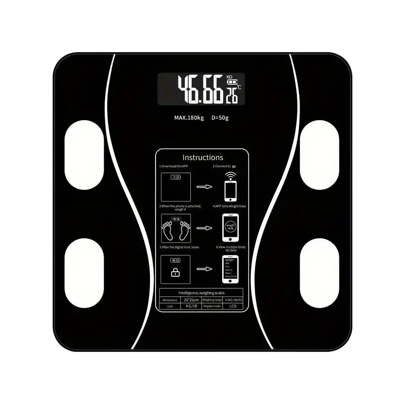 Smart Body Fat and Bathroom Weight Scale