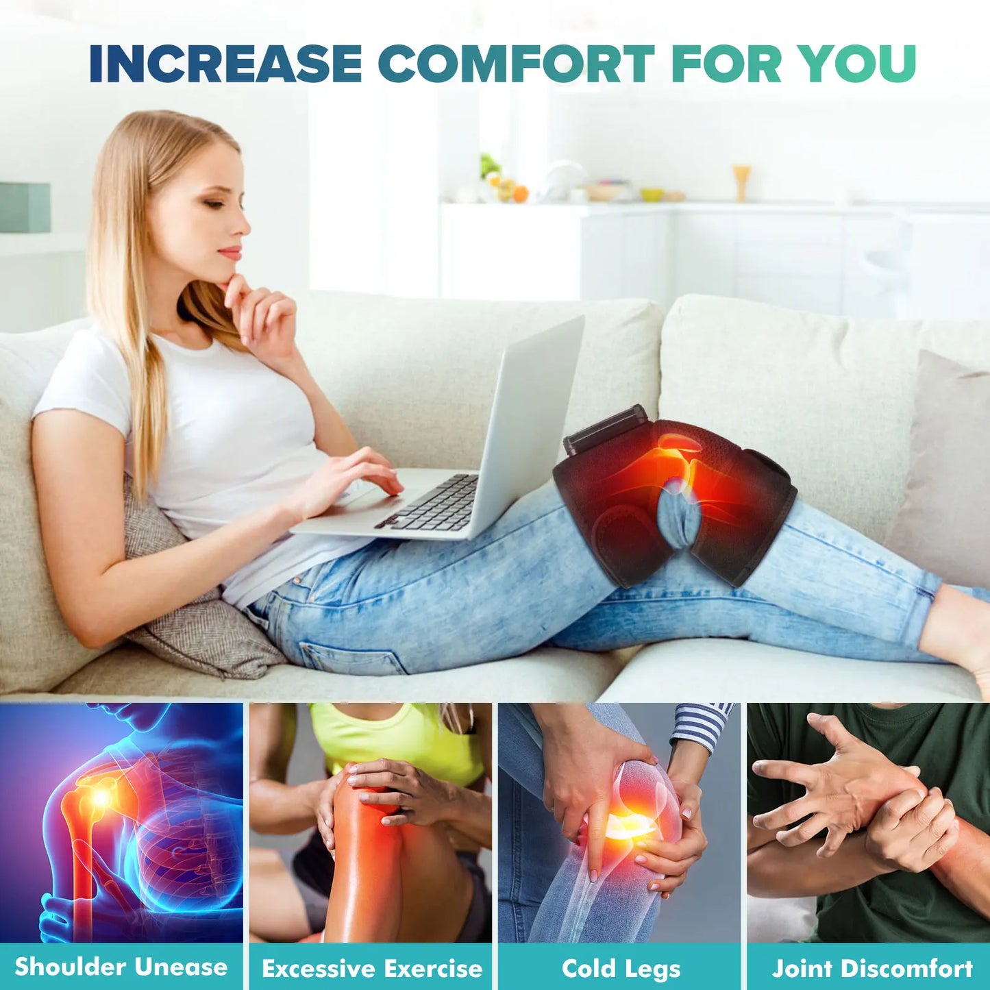 Heating Massager Joint Physiotherapy Knee Elbow Shoulder