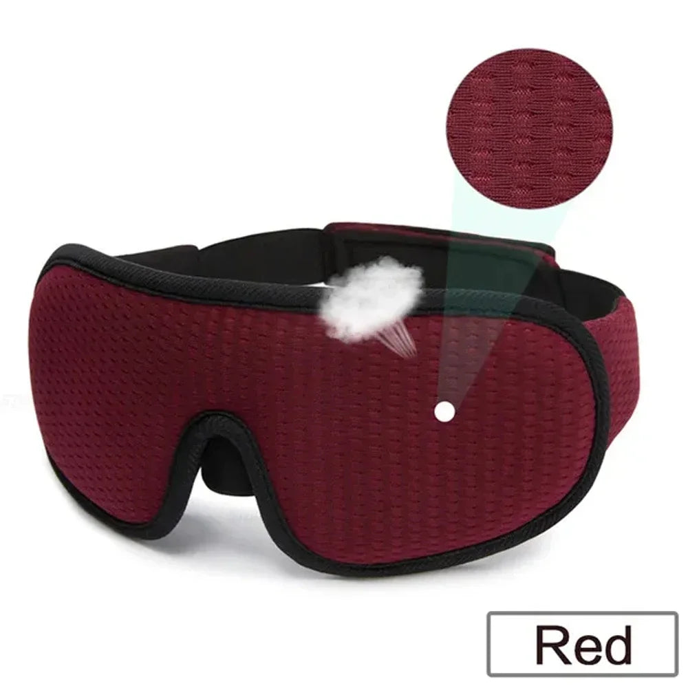 3D light-blocking sleep eye mask