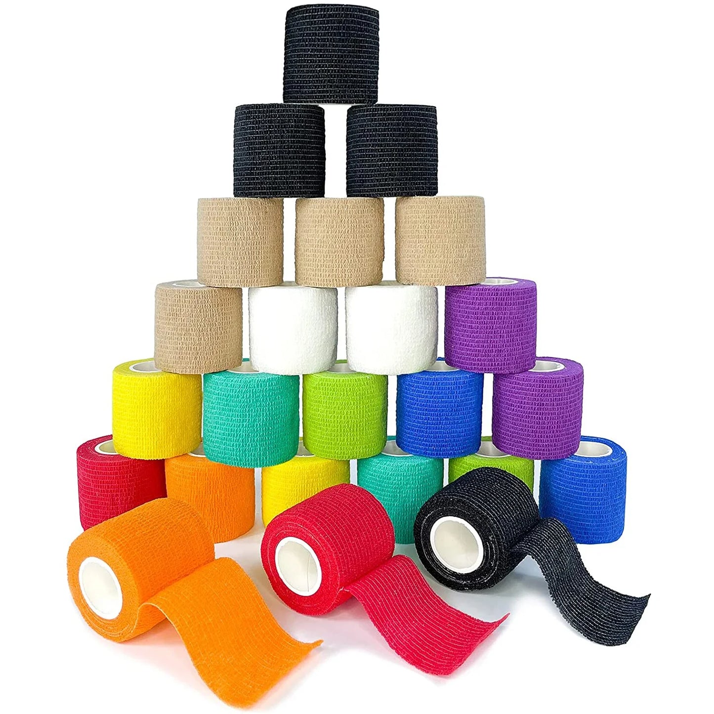 24 Rolls Self Adhesive Bandage Wrap